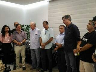 Pré-candidato ao Senado, Chico Maia (ao centro) participou de acordo com o PDT visando a formação de chapa nas eleições deste ano. (Foto: Kleber Clajus)