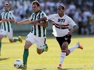 S&atilde;o Paulo arranca empate no fim diante do Coritiba, no Couto Pereira