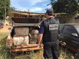 Em 45 dias, operação apreendeu cerca de R$ 3,8 milhões em mercadorias que entraram ilegalmente no Estado pela fronteira com o Paraguai. (Foto: Divulgação/Receita Federal)