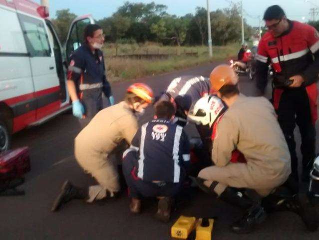 Motociclista Lan Ado A Metros Ap S Perder Controle Em Quebra Molas