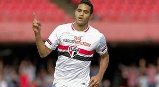 Alan Kardec fez dois dos três gols do São Paulo na vitória de hoje no Morumbi (Foto: G1)
