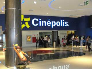 Cinépolis estreia com sete salas, três delas em 3D e seis filmes. (Foto: Pedro Peralta)