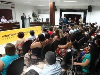 Audiência pública já foi realizada em Caarapó (Foto: Divulgação/MPF)