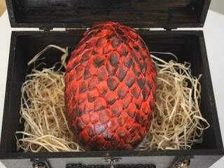 Uma das versões dos ovos de dragão de Vanessa.
(Foto: Paulo Francis)