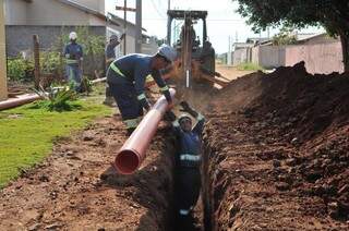 Obras de saneamento básico já foram concluídas no Atlântico Sul. (Foto:Divulgação)