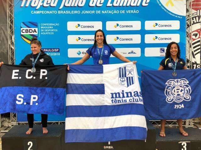 Atleta de MS conquista bronze em competi&ccedil;&atilde;o nacional de nata&ccedil;&atilde;o 