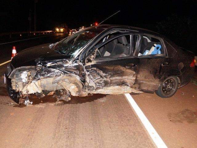 Acidentes em rodovias de MS deixam sete feridos na noite desta ter&ccedil;a