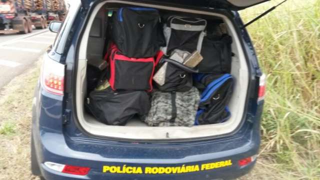 PRF apreende mais de meia tonelada de maconha nas BR's 163 e 267