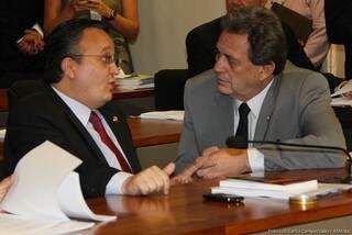 Senador Pedro Taques (PDT-MT) e Moka, ambos contra o plebiscito. 