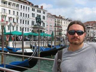 Iggy em Veneza. (Fotos: Acervo Pessoal)