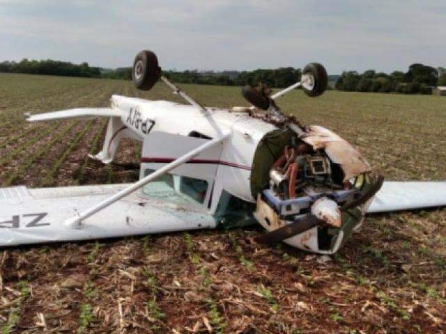 Falha mecânica derruba aeronave com professor e aluno na fronteira