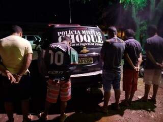 Homens foram presos após flagrante no Jd Santa Emília (Foto/Divulgação: PM)