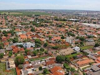 Vista aérea de Campo Grande; IPTU fica 2,56% mais caro (Foto: Marcos Ermínio/Arquivo)