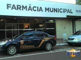 No ano passado, PF fez buscas e apreensões em farmácia municipal de Naviraí(Foto: Umberto Zum/ Arquivo)