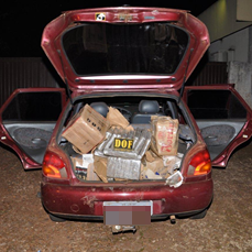  DOF apreende 110 Kg de maconha em Fiesta com placa de Goi&aacute;s
