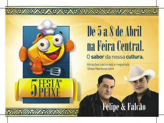 Festa terá show com a dupla Felipe e Falcão.