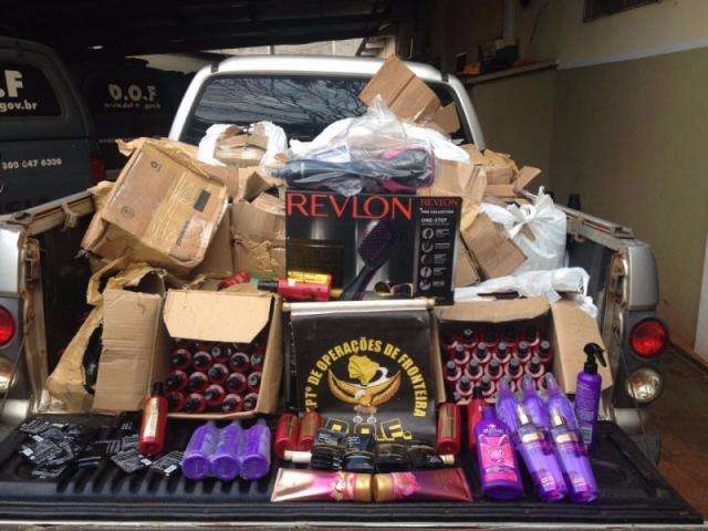 DOF apreende R$ 100 mil em cosm&eacute;ticos e produtos de higiene contrabandeados