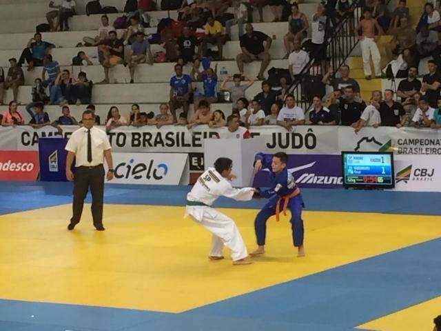 Em casa, sele&ccedil;&atilde;o de MS termina Brasileiro de jud&ocirc; com 6 medalhas