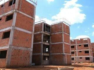 Apartamentos em construção em Campo Grande (Foto: Governo de Mato Grosso do Sul/Divulgação)