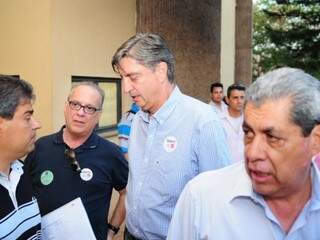 Cúpula da campanha de Giroto lidera reuniões nesta segunda. (Foto: Rodrigo Pazinato)