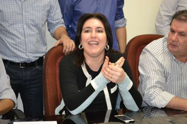 Simone diz que vai fazer campanha para ficar com a vaga ao Senado