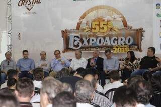 A 55ª edição da Expoagro foi aberta neste sábado em Dourados. (Foto: Helio de Freitas)