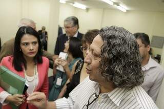 Secretaria se reuniu com vereadora que pede seu afastamento (Foto: Cleber Gellio)