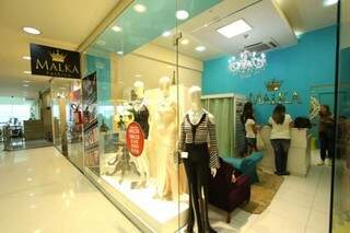 Malka Fashion fica no piso superior do Shopping Pátio Central. (Foto: André Bittar)