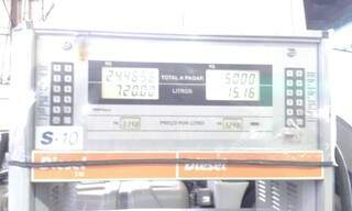 Em Paranaíba, gasolina está mais cara desde o dia 31 de dezembro. (Foto: Direto das Ruas)