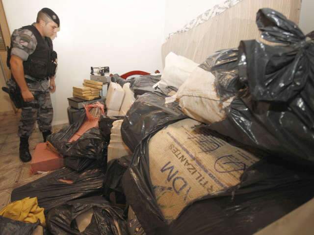  Maconha apreendida com quadrilha soma 1,8 tonelada