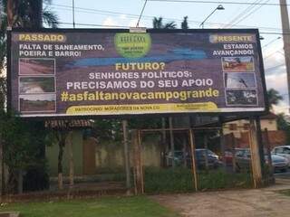 Moradores cobram ampliação de projeto de asfalto no Nova Campo Grande Moradores cobram ampliação de projeto de asfalto no Nova Campo Grande