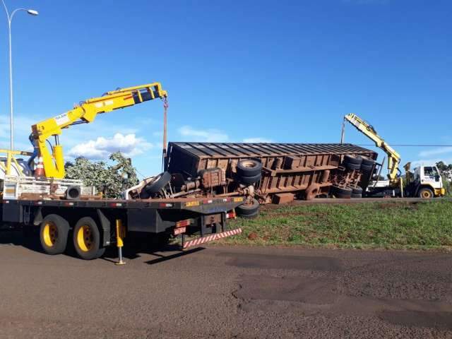 Ap&oacute;s carreta com bois tombar, Duque de Caxias ainda tem trecho interditado