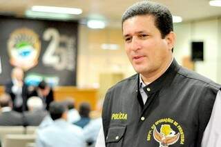 Coronel Duarte, comandante do DOF, afirma que a corporação é referência nacional no policiamento de fronteira. (Foto: Divulgação/Sejusp)