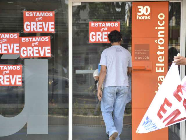  Greve dos banc&aacute;rios chega a uma semana com 154 ag&ecirc;ncias fechadas 