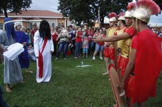 Jesus ainda na fase de julgamento. (Foto: Marcelo Victor) 