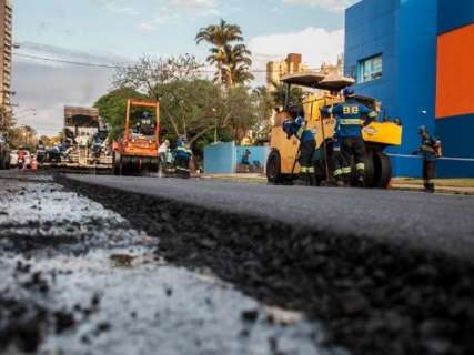 Obras de recapeamento interditam ruas e avenidas da Capital por 2 semanas