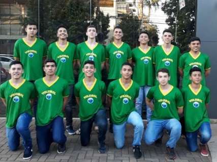 Seleção de voleibol de MS disputa Brasileiro em Minas Gerais nesta 4ª