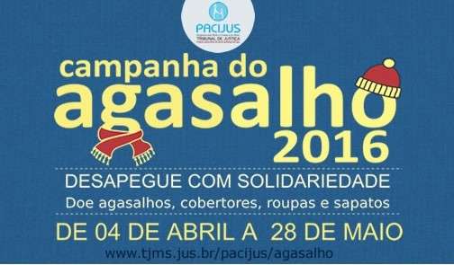 Tribunal de Justi&ccedil;a lan&ccedil;a campanha do agasalho nesta segunda-feira