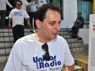 Renato Antonio Pereira é candidato pela chapa Unidos Pelo Rádio (Foto: João Garrigó)