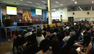 Audiência pública marcou início do projeto do Ministério Público em 98 escolas de Dourados (Foto: Divulgação)