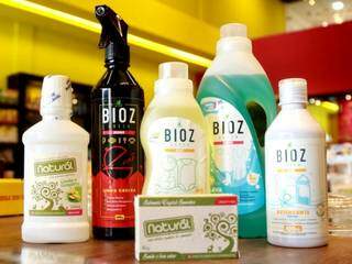 Produtos de limpeza e higiene pessoal com selo orgânico. (Foto: Marcos Ermínio)
