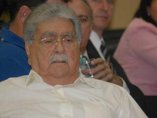 Ex-governador foi internado na quinta em Campo Grande com início de pneumonia. (Foto: Marcelo Victor)