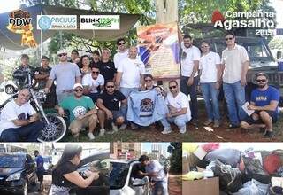Campanha é realizada pelo Moto Clube DDW Motorcycles, com apoio do TJ-MS (Foto: divulgação)