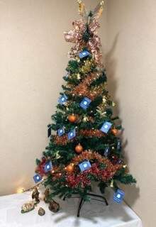 Árvore de Natal no Ministério do Trabalho. 