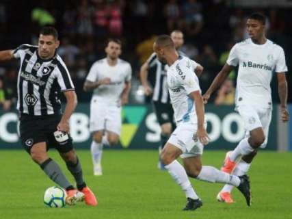 Grêmio leva a melhor e derrota Botafogo por 1 a 0 no Campeonato Brasileiro 