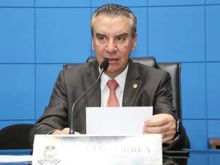 Deputado Paulo Corrêa (PSDB), durante sessão na Assembleia (Foto: Assessoria/ALMS).