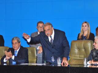 Jerson Domingos foi reconduzido à presidência da Assembleia. (Foto: João Garrigó)