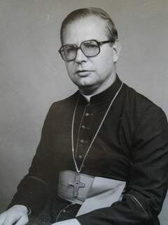 Dom Vitório em 1986, quando assumiu a diocese de Campo Grande. (Foto: Divulgação)