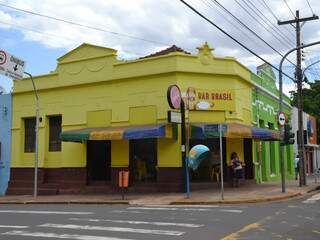 Bar na 7 de setembro, também sob proteção.