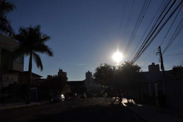 Domingo amanhece sem chuva, com previs&atilde;o de sol em Campo Grande